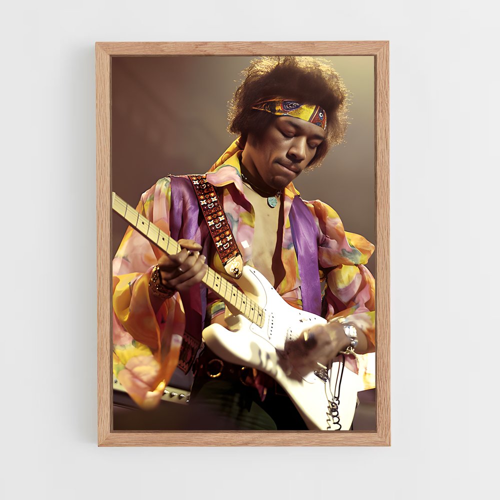 ap-jimi hendrix-1 cadre Bois clair