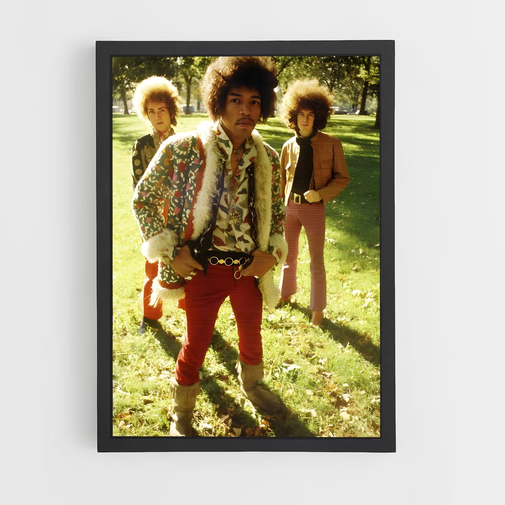 ap-jimi hendrix experience-9 cadre Noir