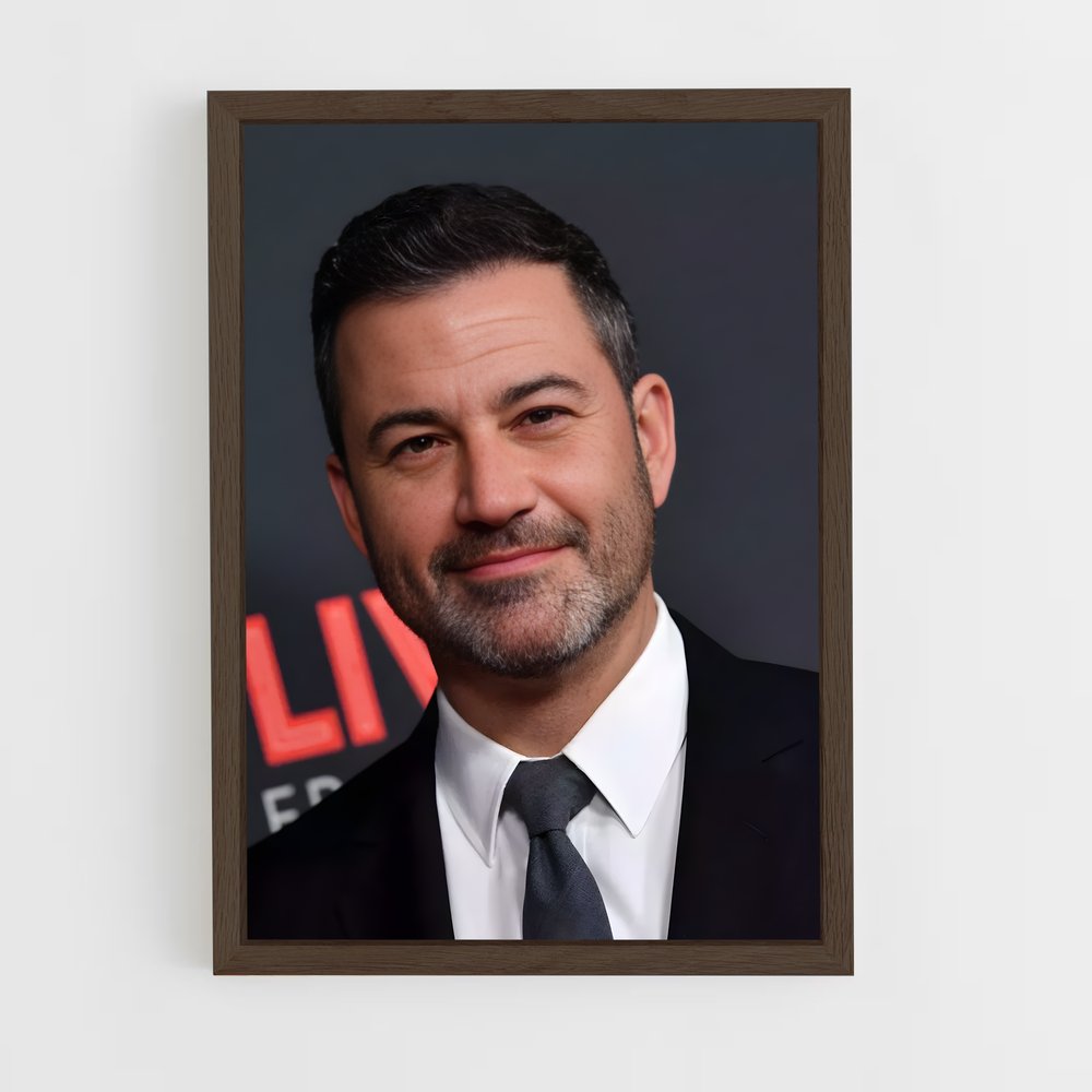 ap-jimmy kimmel-1 cadre Bois foncé