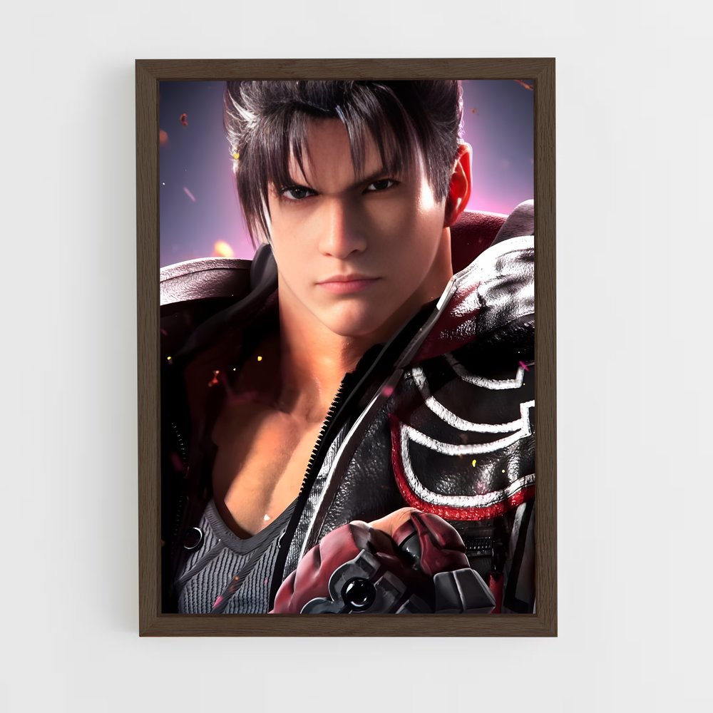 ap-jin kazama-6 cadre Bois foncé