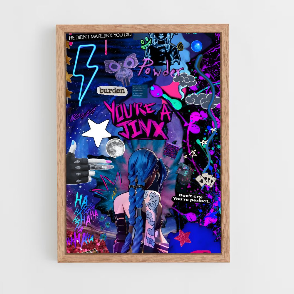ap-jinx arcane-3 cadre Bois clair