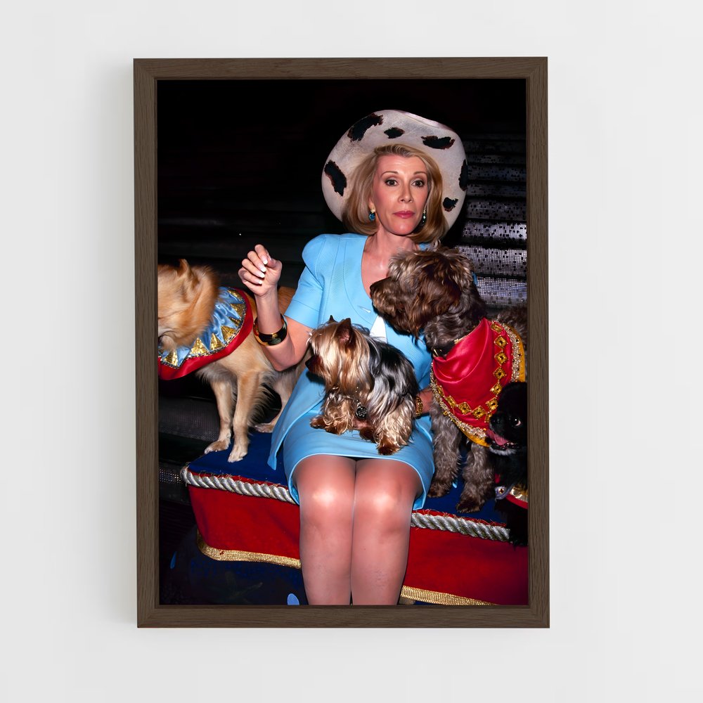 ap-joan rivers-8 cadre Bois foncé