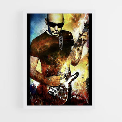 ap-joe satriani-7 cadre Blanc