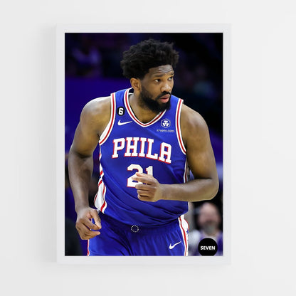 ap-joel embiid-10 cadre Blanc