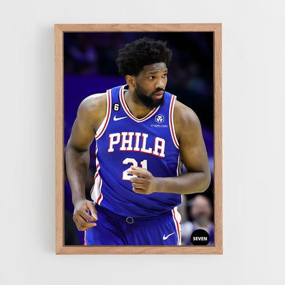 ap-joel embiid-10 cadre Bois clair