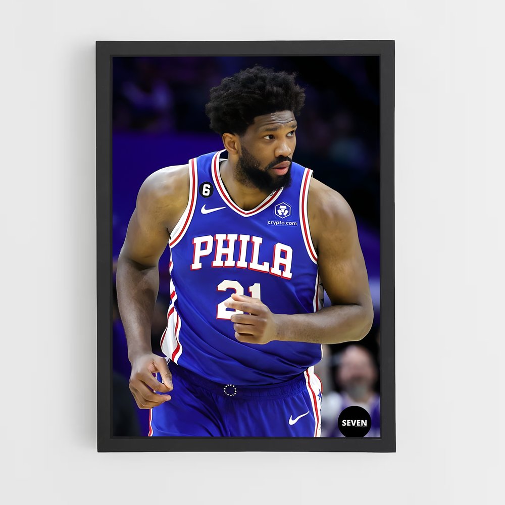 ap-joel embiid-10 cadre Noir