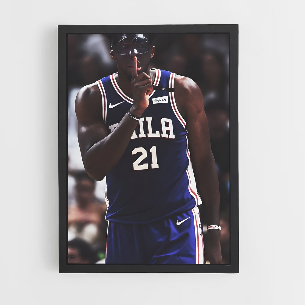 ap-joel embiid-5 cadre Noir