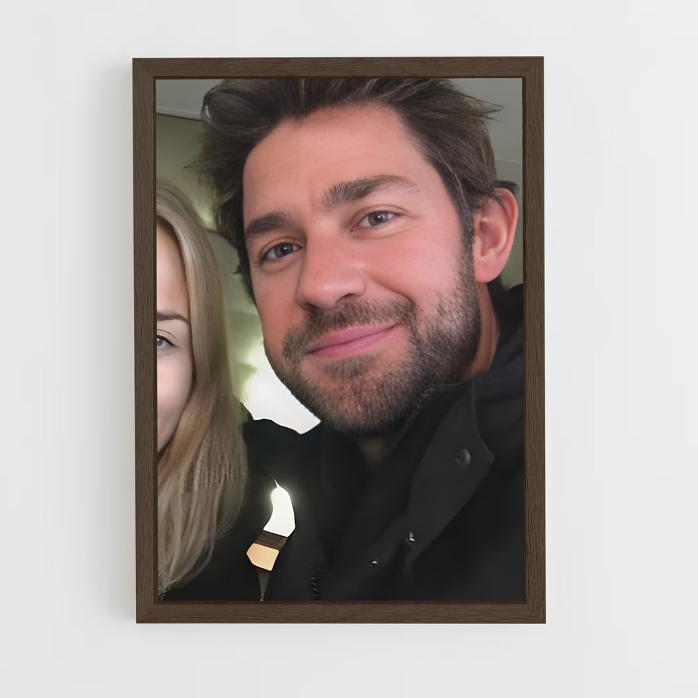 ap-john krasinski-4 cadre Bois foncé