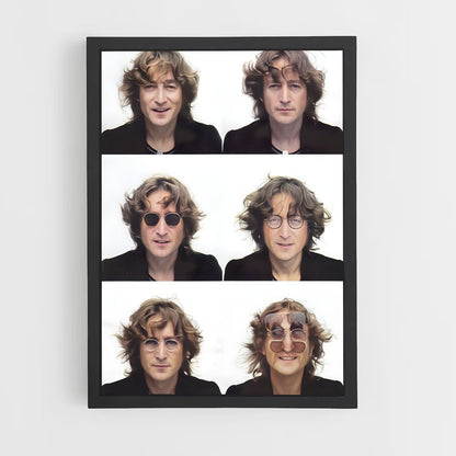 ap-john lennon-8 cadre Noir