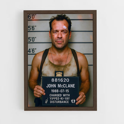 ap-john mcclane-5 cadre Bois foncé