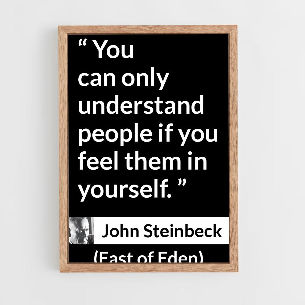 ap-john steinbeck-7 cadre Bois clair