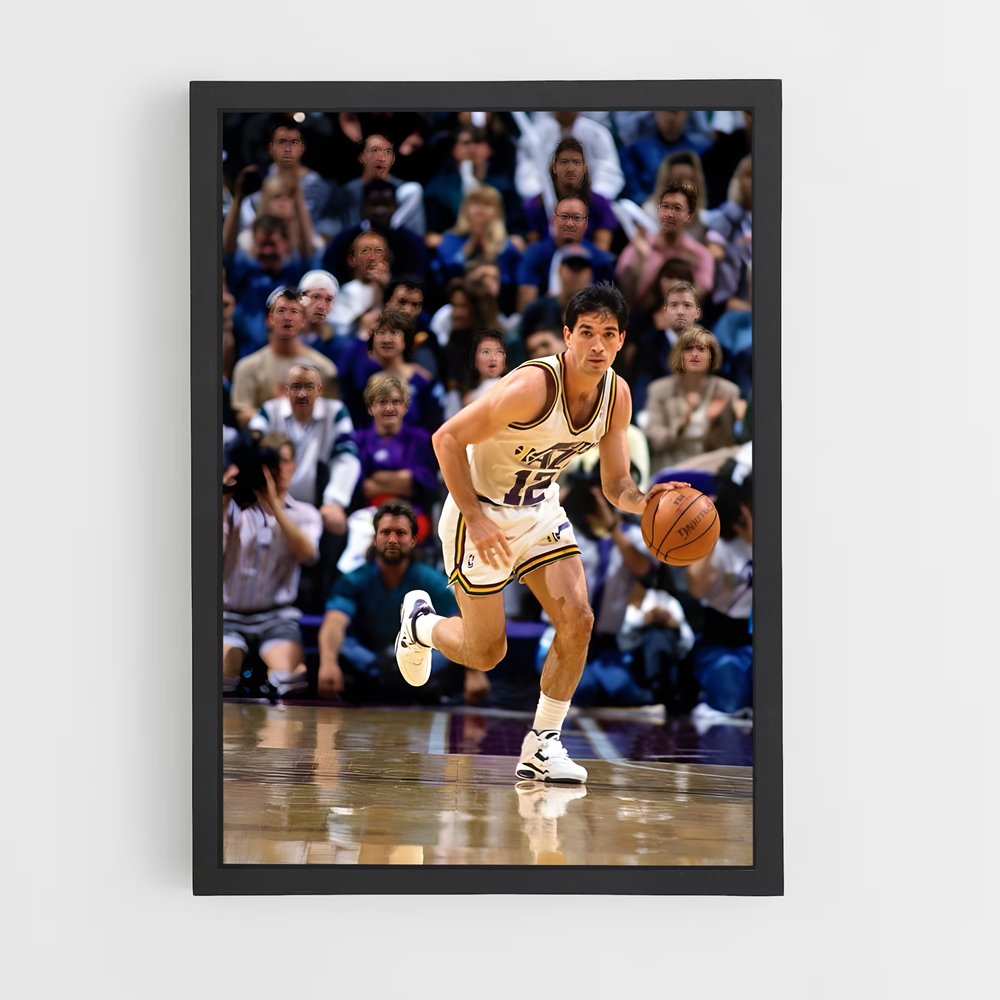 ap-john stockton-12 cadre Noir
