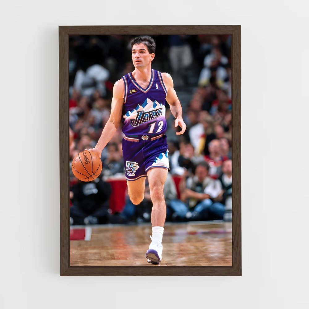 ap-john stockton-2 cadre Bois foncé