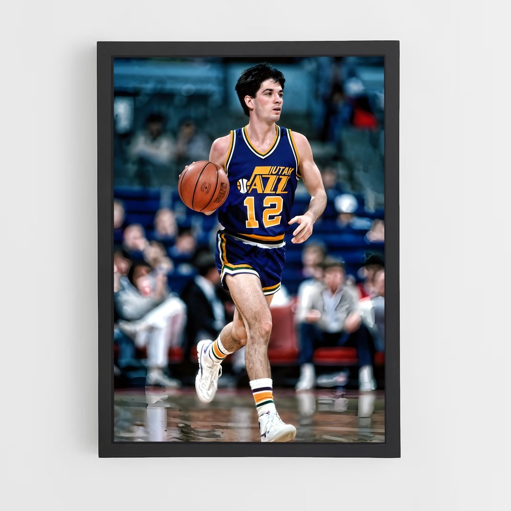 ap-john stockton-4 cadre Noir
