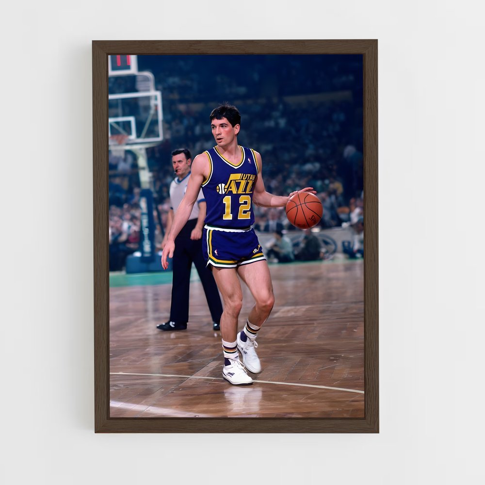 ap-john stockton-9 cadre Bois foncé