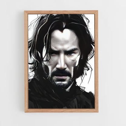 ap-john wick-8 cadre Bois clair