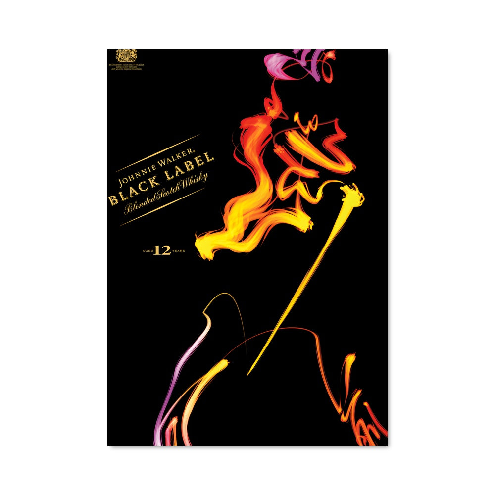 Poster Flamme Noire
