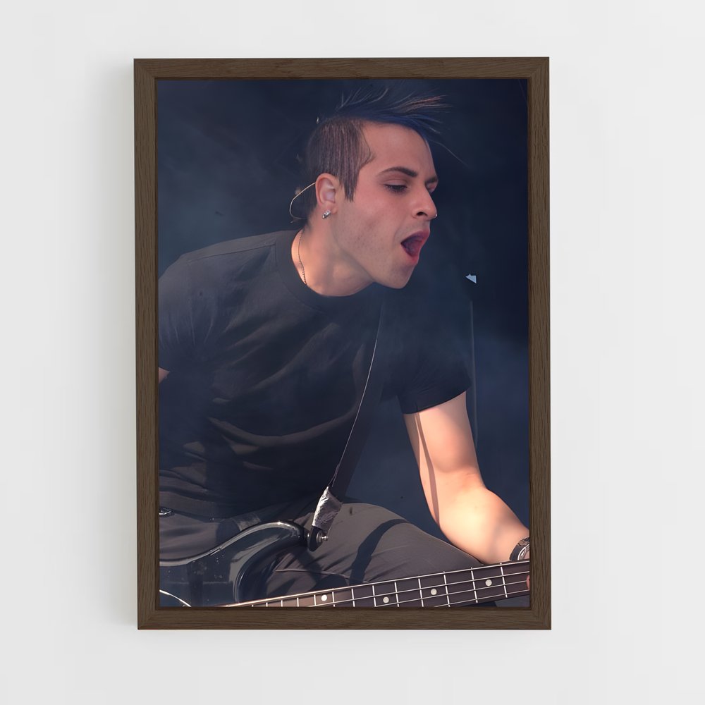 ap-johnny christ-6 cadre Bois foncé