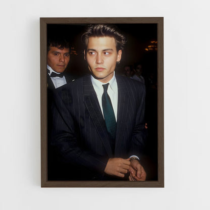 ap-johnny depp-1 cadre Bois foncé