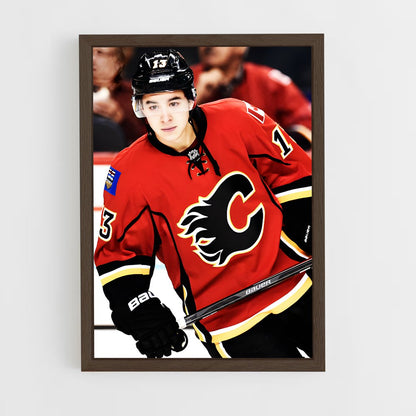ap-johnny gaudreau-1 cadre Bois foncé