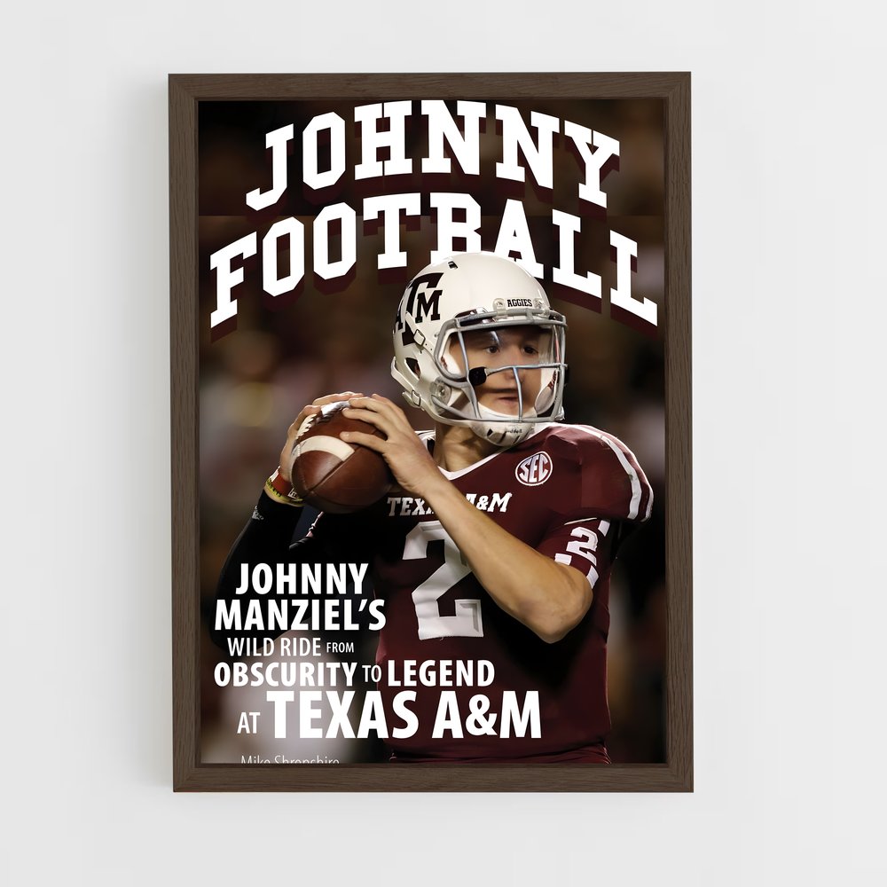 ap-johnny manziel-2 cadre Bois foncé