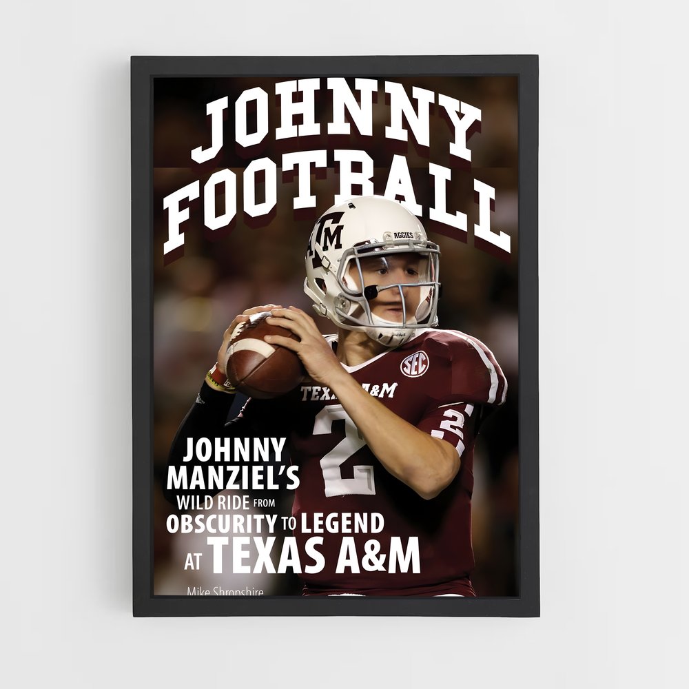 ap-johnny manziel-2 cadre Noir