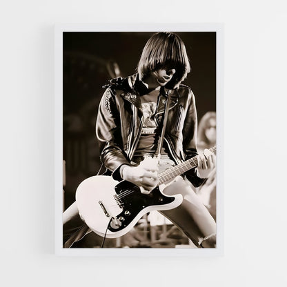 ap-johnny ramone-1 cadre Blanc