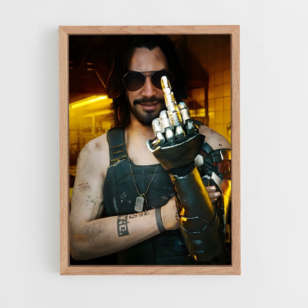 ap-johnny silverhand-1 cadre Bois clair