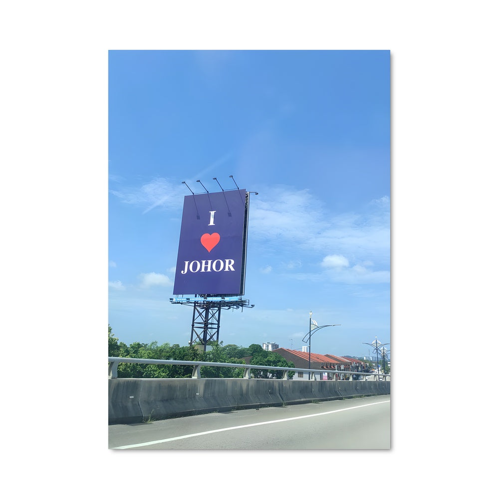 Poster Route de Johor
