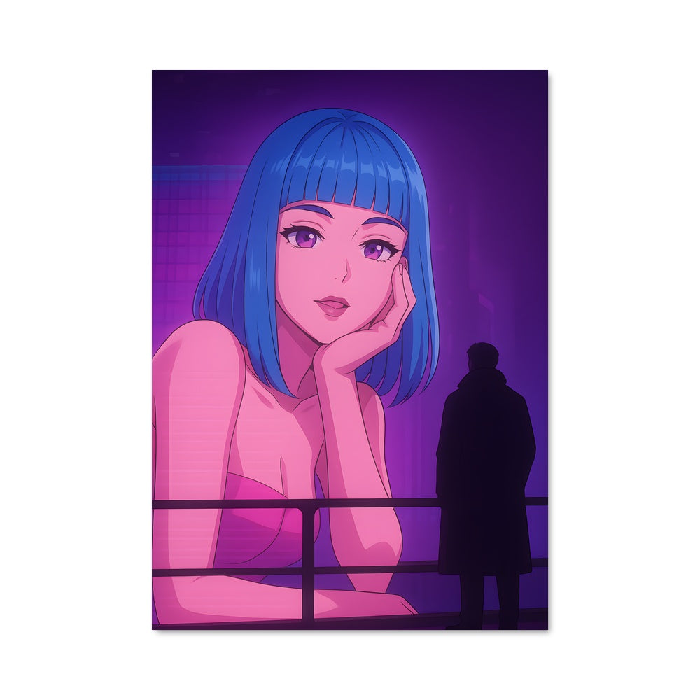 Poster Blue Neon Dreams