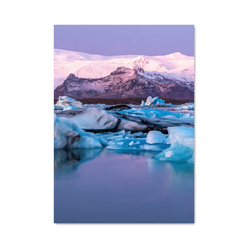 Poster Reflets de Jokulsarlon