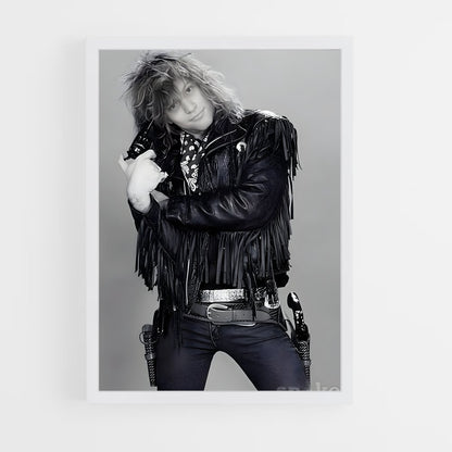 ap-jon bon jovi-3 cadre Blanc
