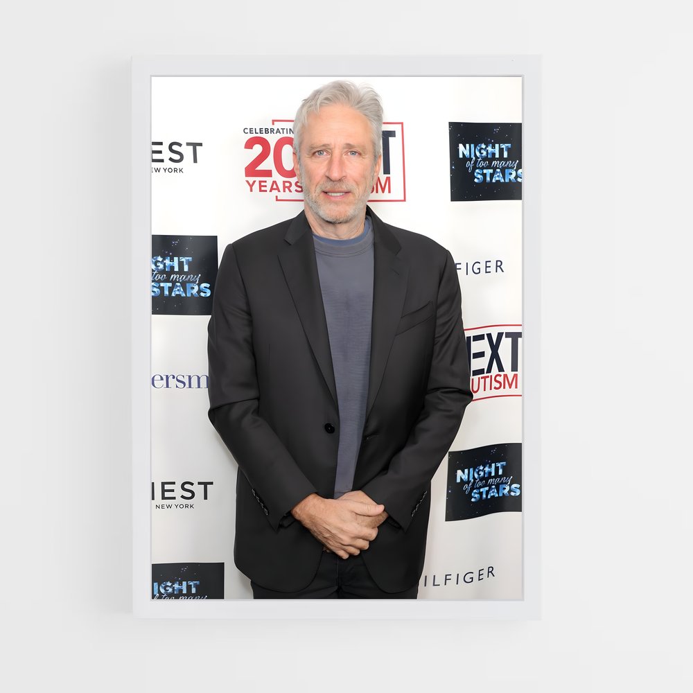 ap-jon stewart-1 cadre Blanc