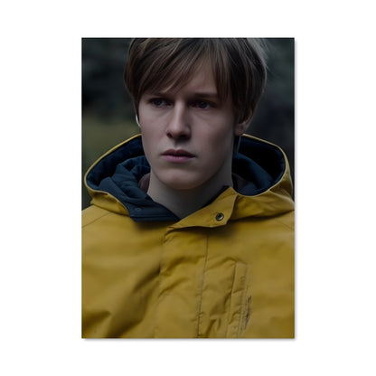 Poster Le Garçon en Imperméable