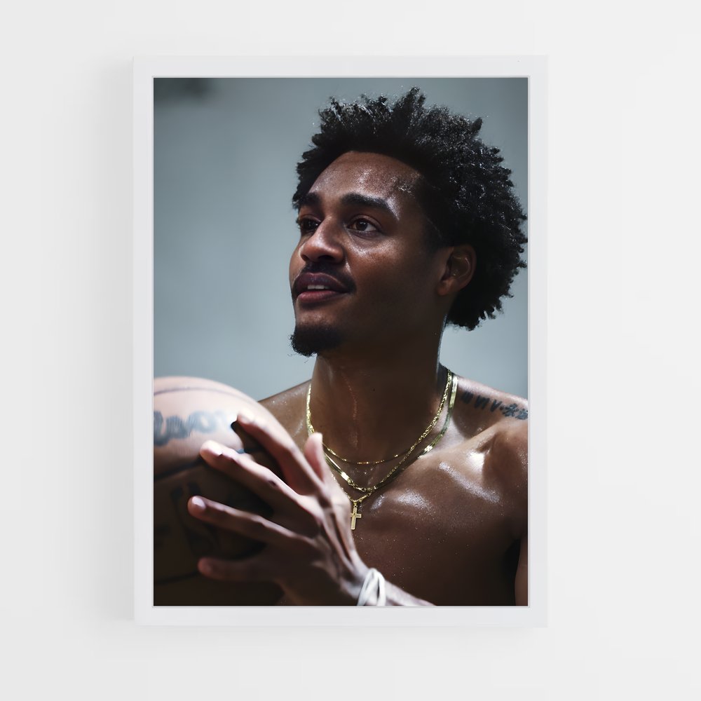 ap-jordan poole-1 cadre Blanc