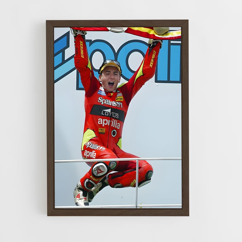 ap-jorge lorenzo-2 cadre Bois foncé