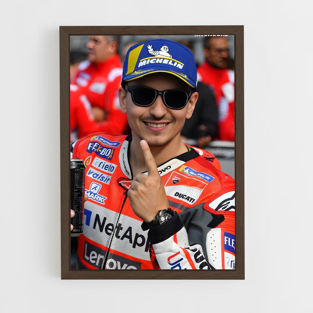 ap-jorge lorenzo-5 cadre Bois foncé