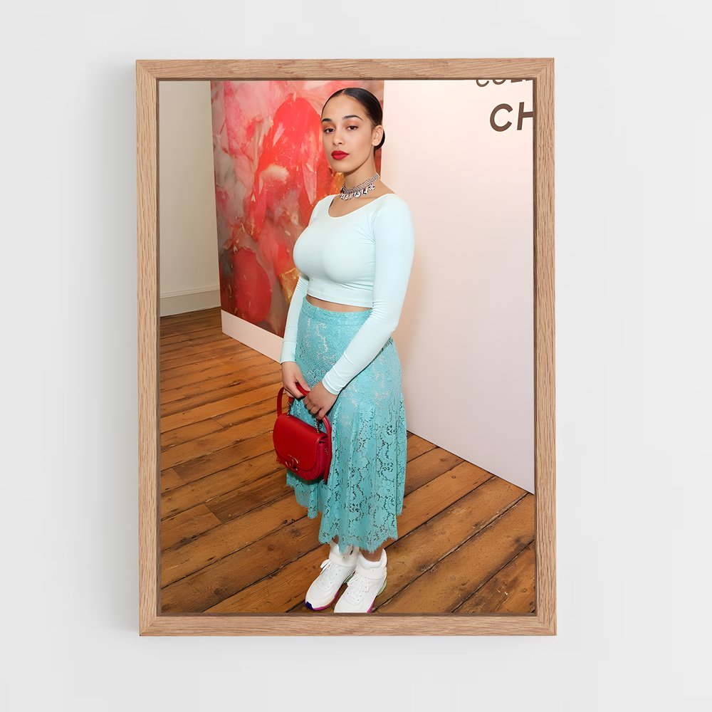 ap-jorja smith-6 cadre Bois clair