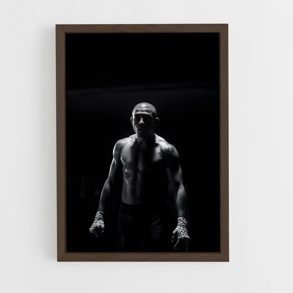 ap-jose aldo-3 cadre Bois foncé
