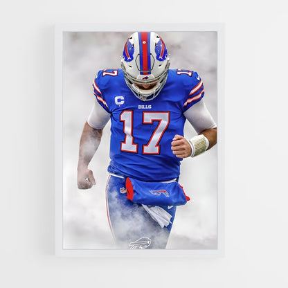 ap-josh allen-4 cadre Blanc