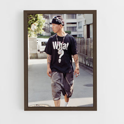 ap-jp the wavy-2 cadre Bois foncé