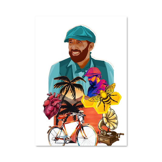 Poster Le Cycliste Érudit