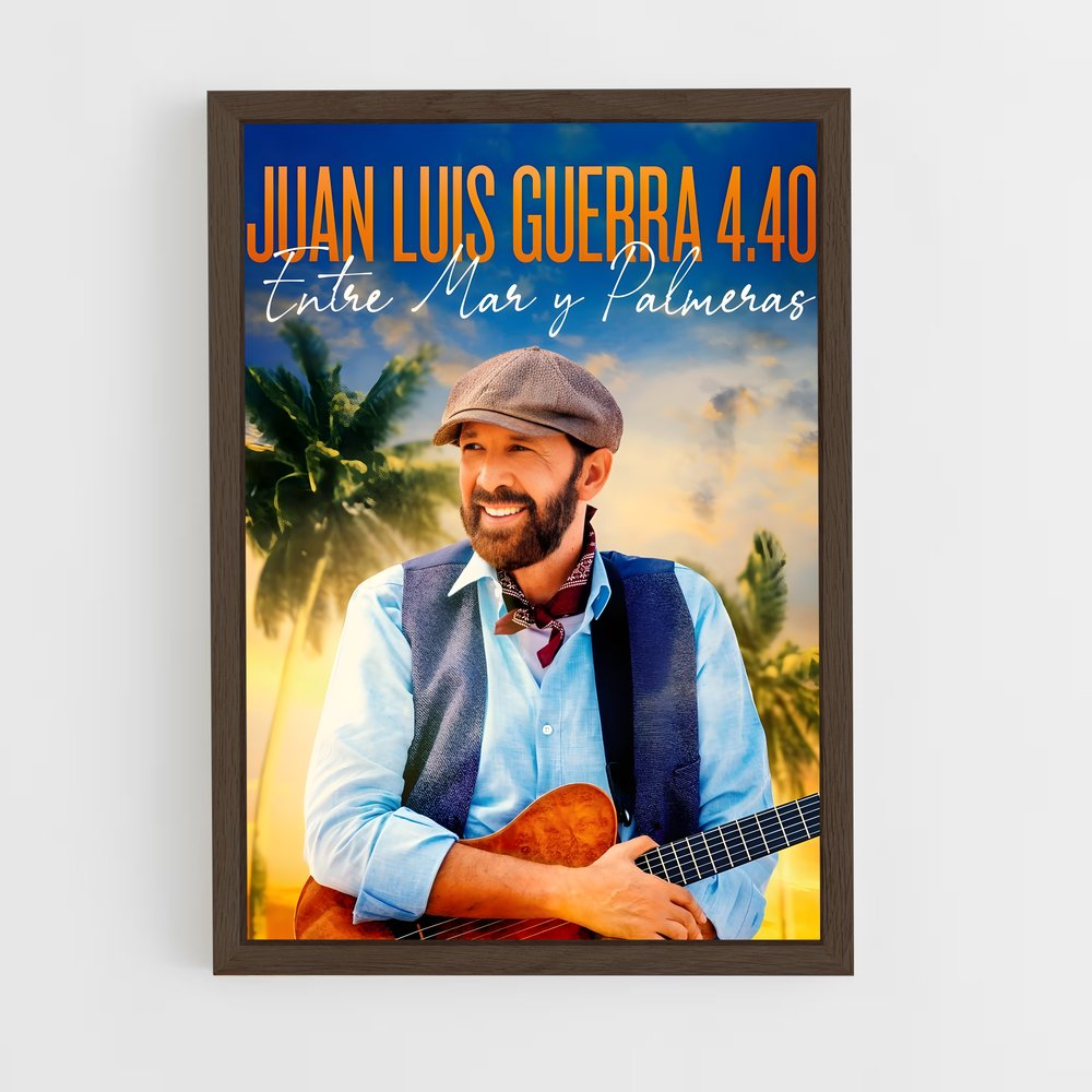 ap-juan luis guerra-6 cadre Bois foncé