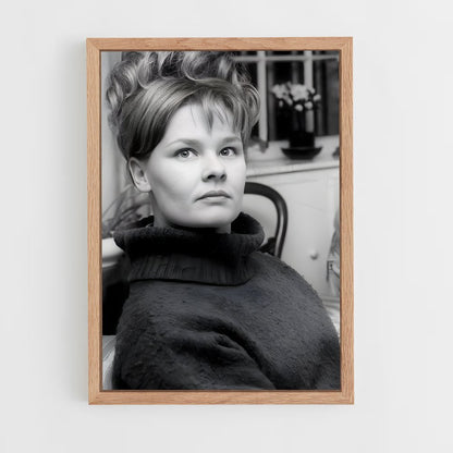 ap-judi dench-2 cadre Bois clair