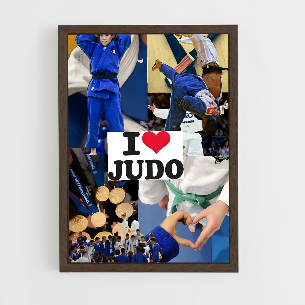 ap-judo-8 cadre Bois foncé