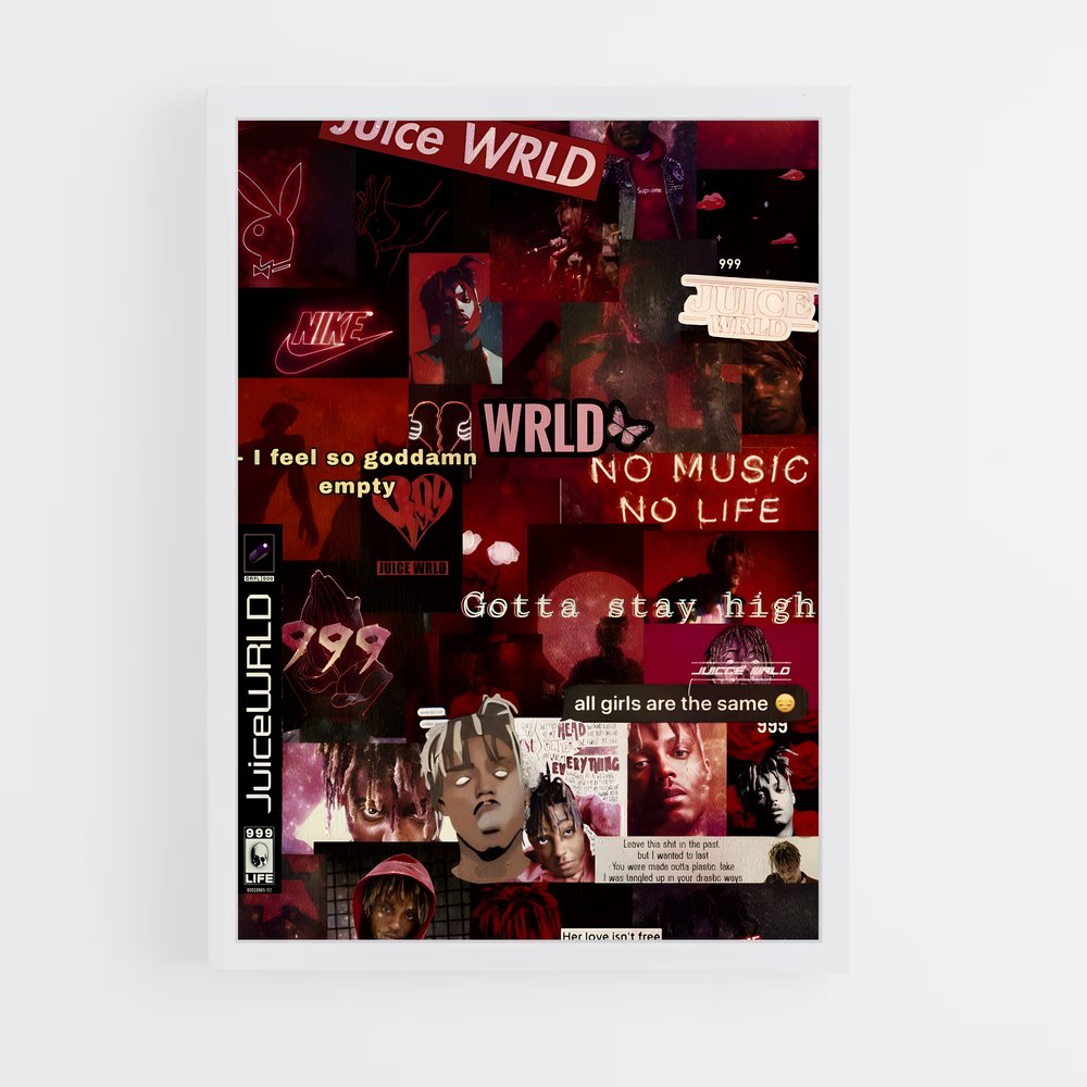ap-juice wrld-5 cadre Blanc