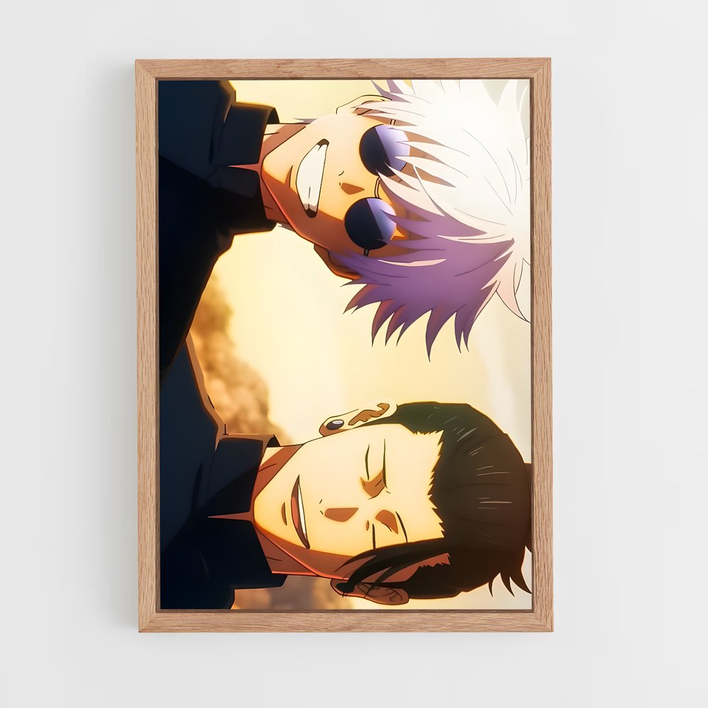 ap-jujutsu kaisen-1 cadre Bois clair