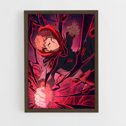 ap-jujutsu kaisen-11 cadre Bois foncé