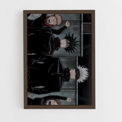 ap-jujutsu kaisen-8 cadre Bois foncé