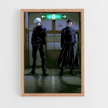 ap-jujutsu kaisen-9 cadre Bois clair